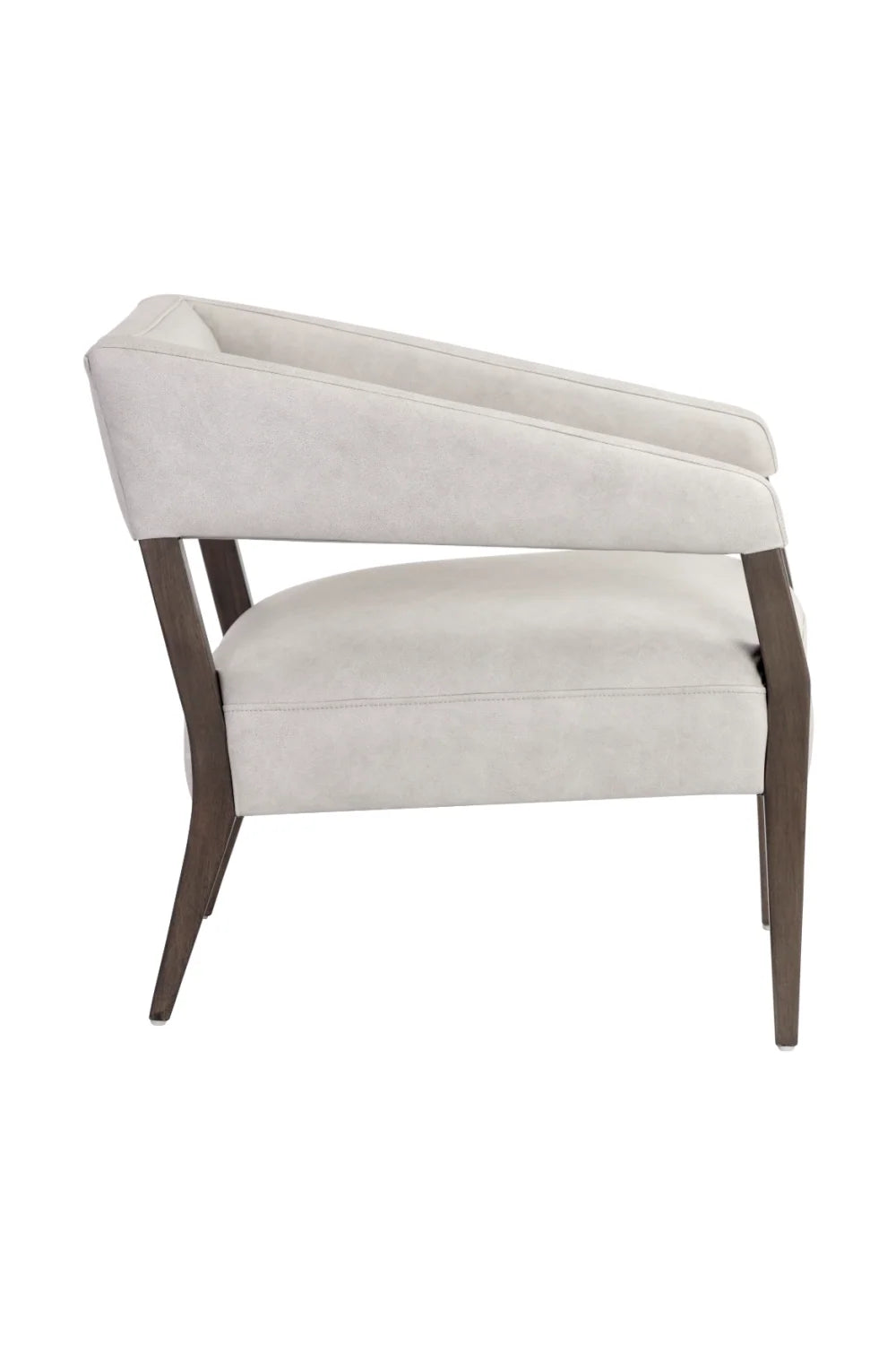 Luxury Leather Lounge Chair Modern European Style for Villa