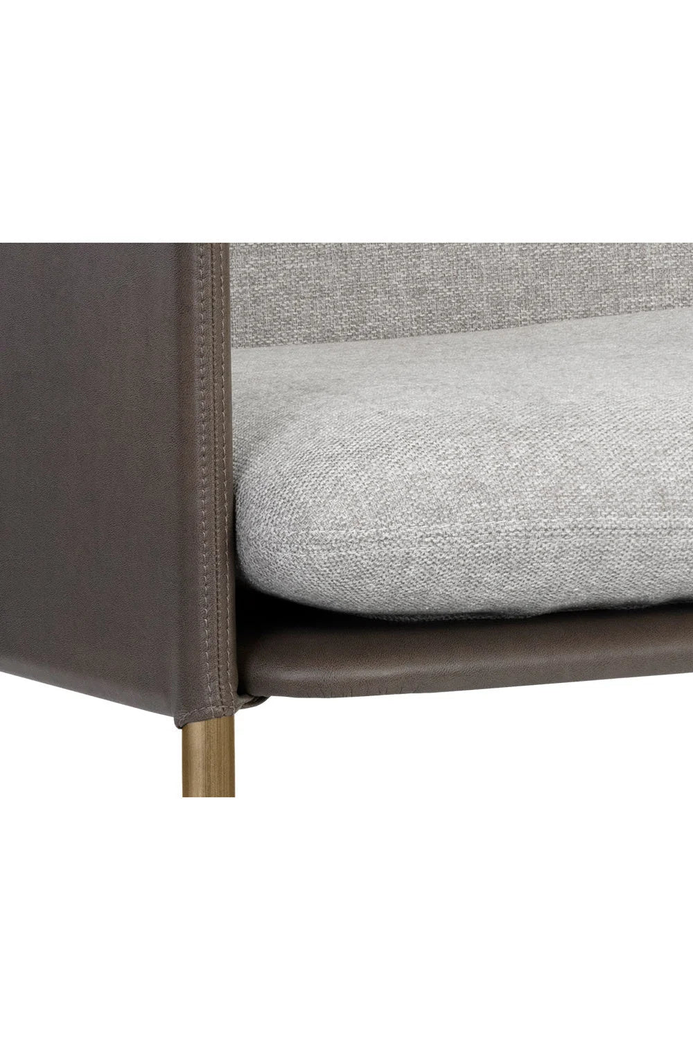 Luxury Leather Lounge Chair Modern European Style for Villa