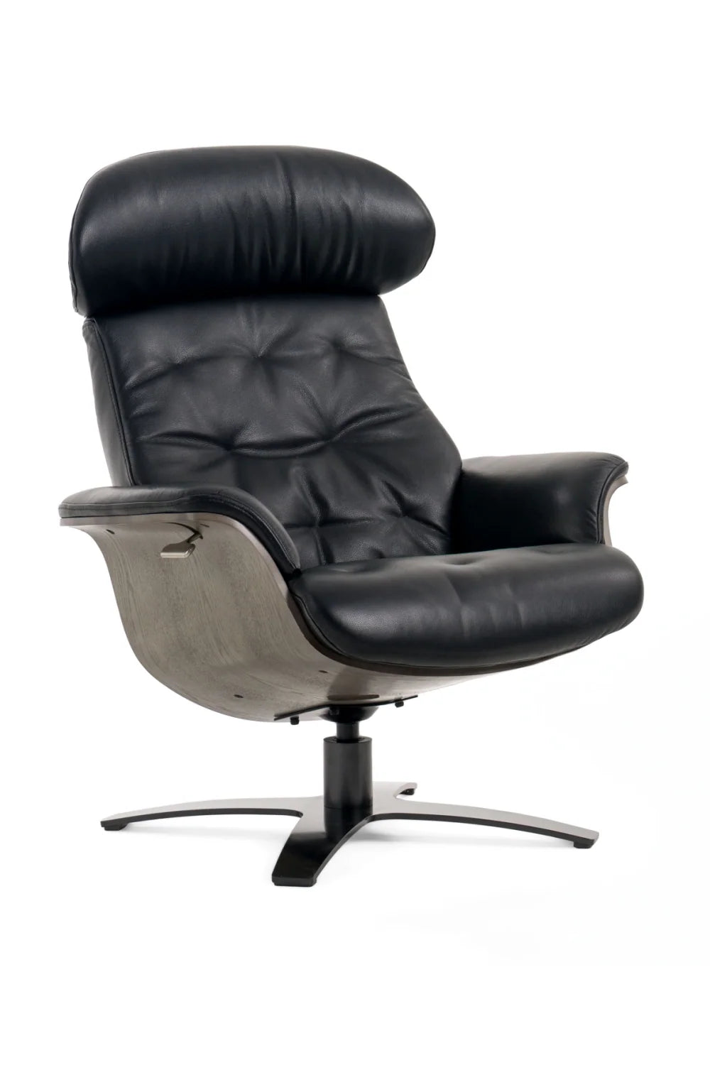 Luxury Leather Lounge Chair Modern Italian Style for Villa