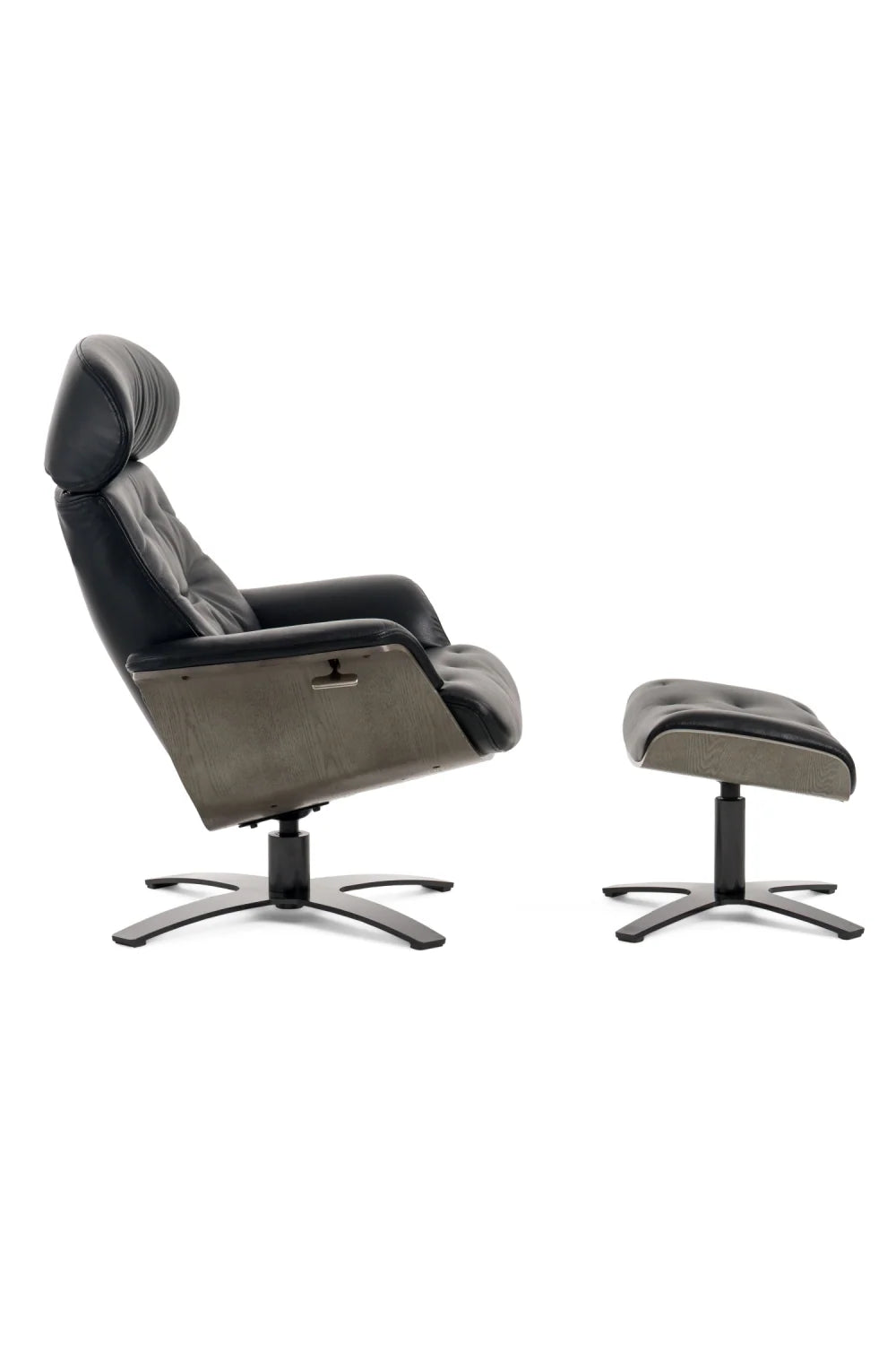 Luxury Leather Lounge Chair Modern Italian Style for Villa