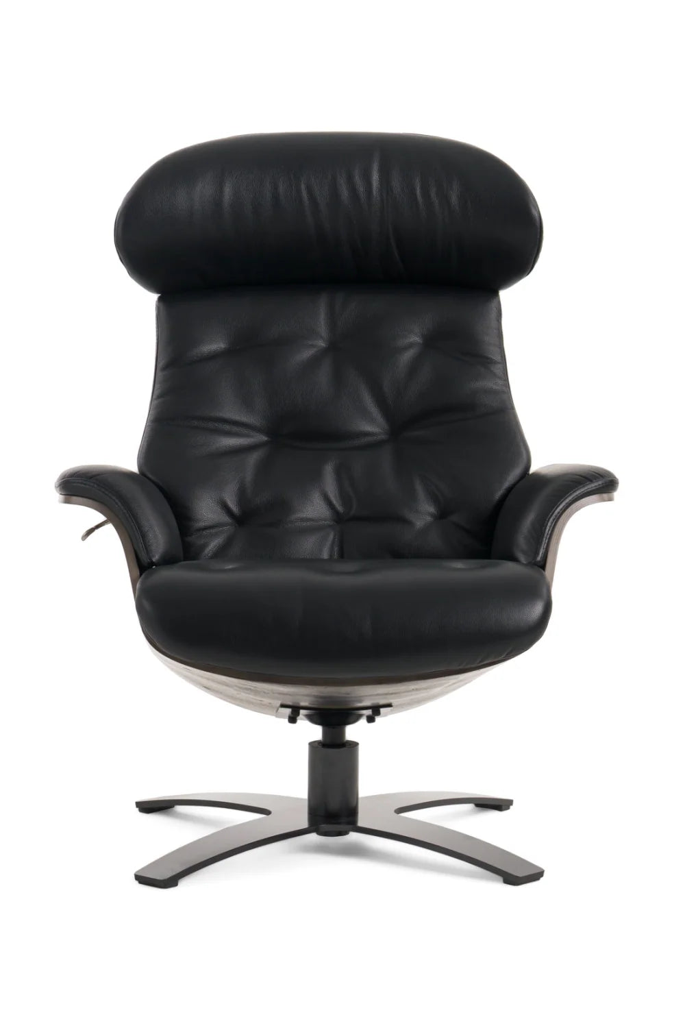 Luxury Leather Lounge Chair Modern Italian Style for Villa