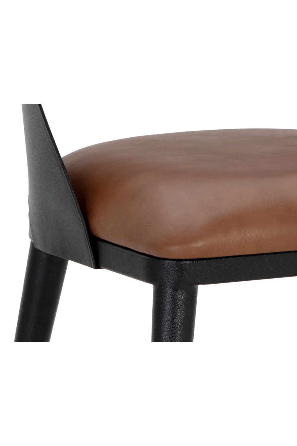 Luxury Leather Modern Dining Chair European Style for Villa
