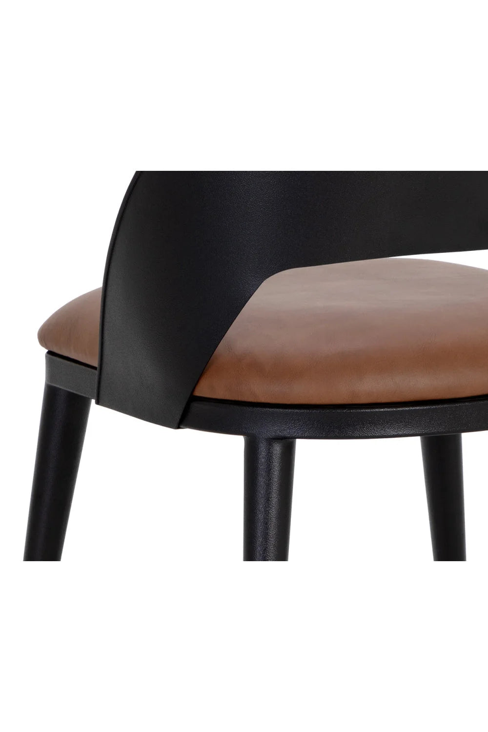 Luxury Leather Modern Dining Chair European Style for Villa