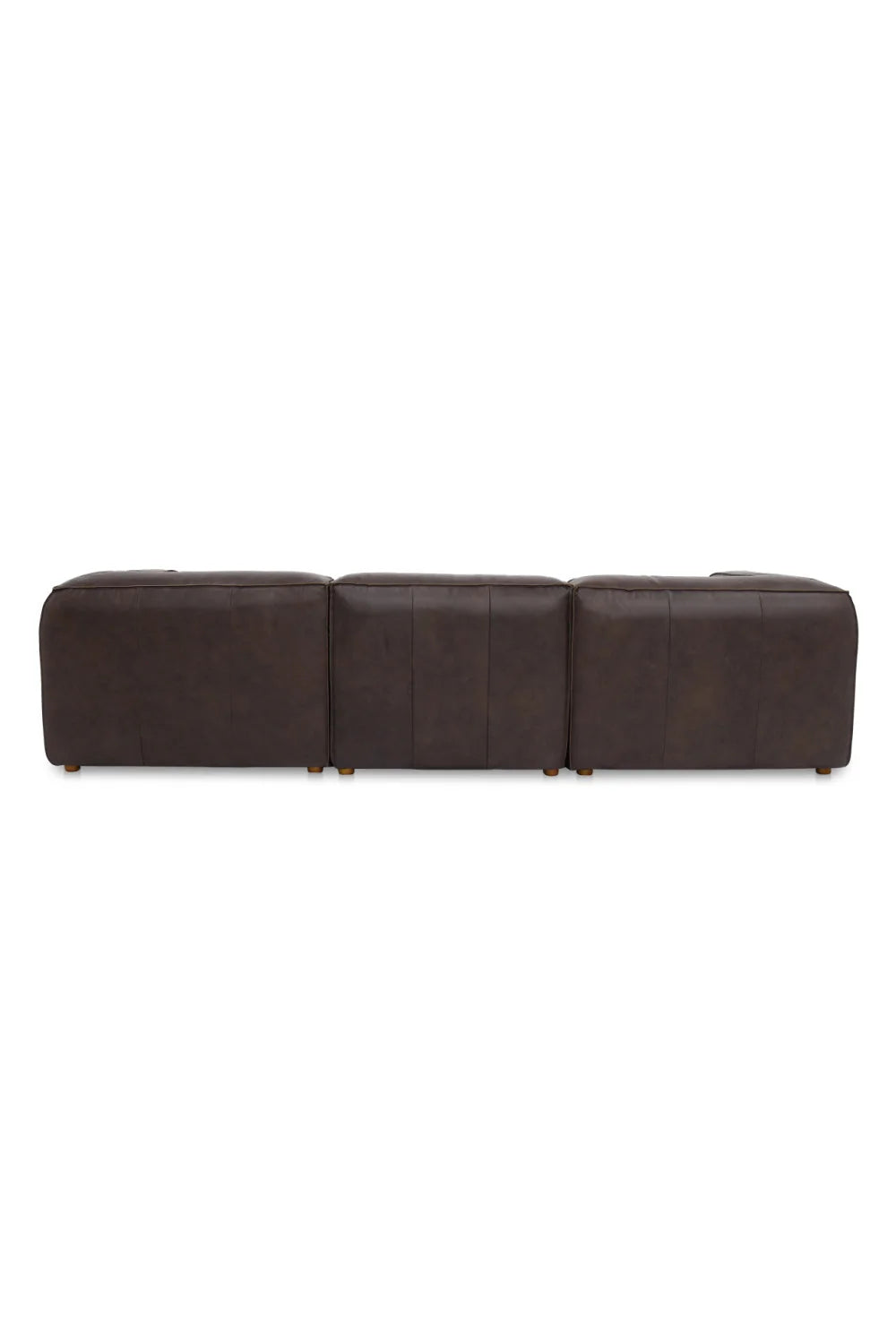 Luxury Leather Modular Sectional Sofa Modern Italian Style for Villa
