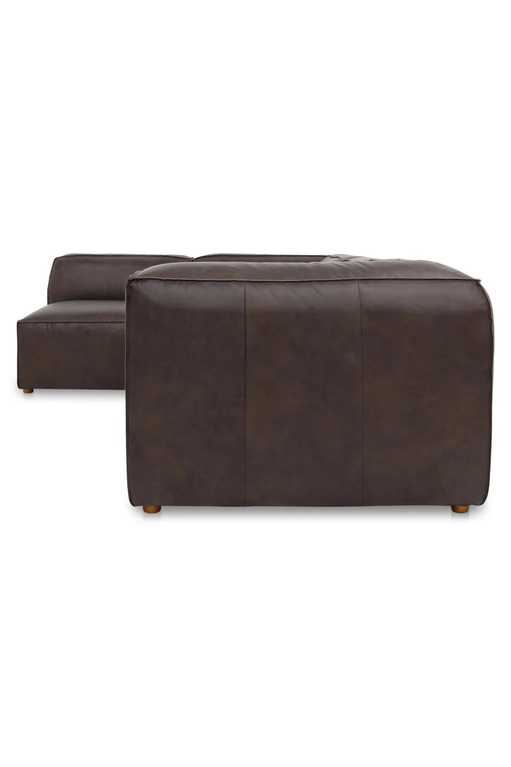 Luxury Leather Modular Sectional Sofa Modern Italian Style for Villa