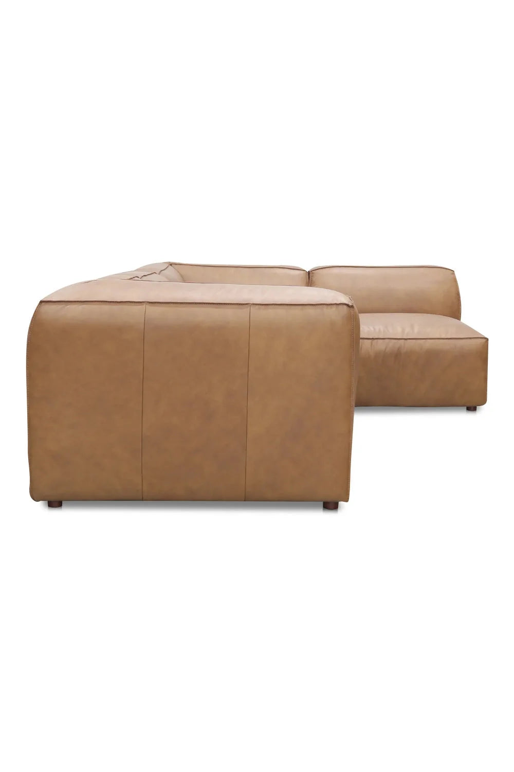 Luxury Leather Modular Sectional Sofa Modern Italian Style for Villa