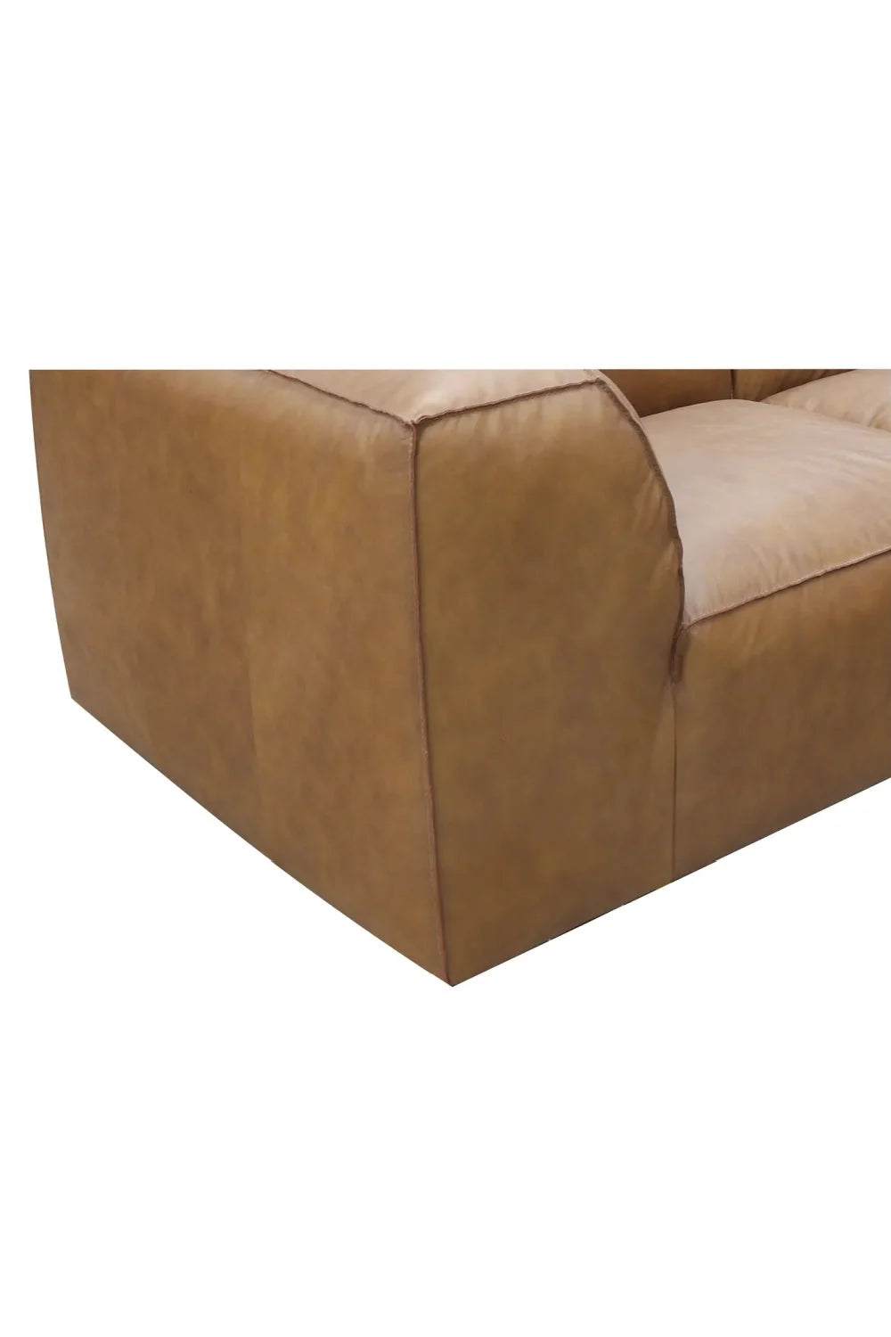 Luxury Leather Modular Sectional Sofa Modern Italian Style for Villa