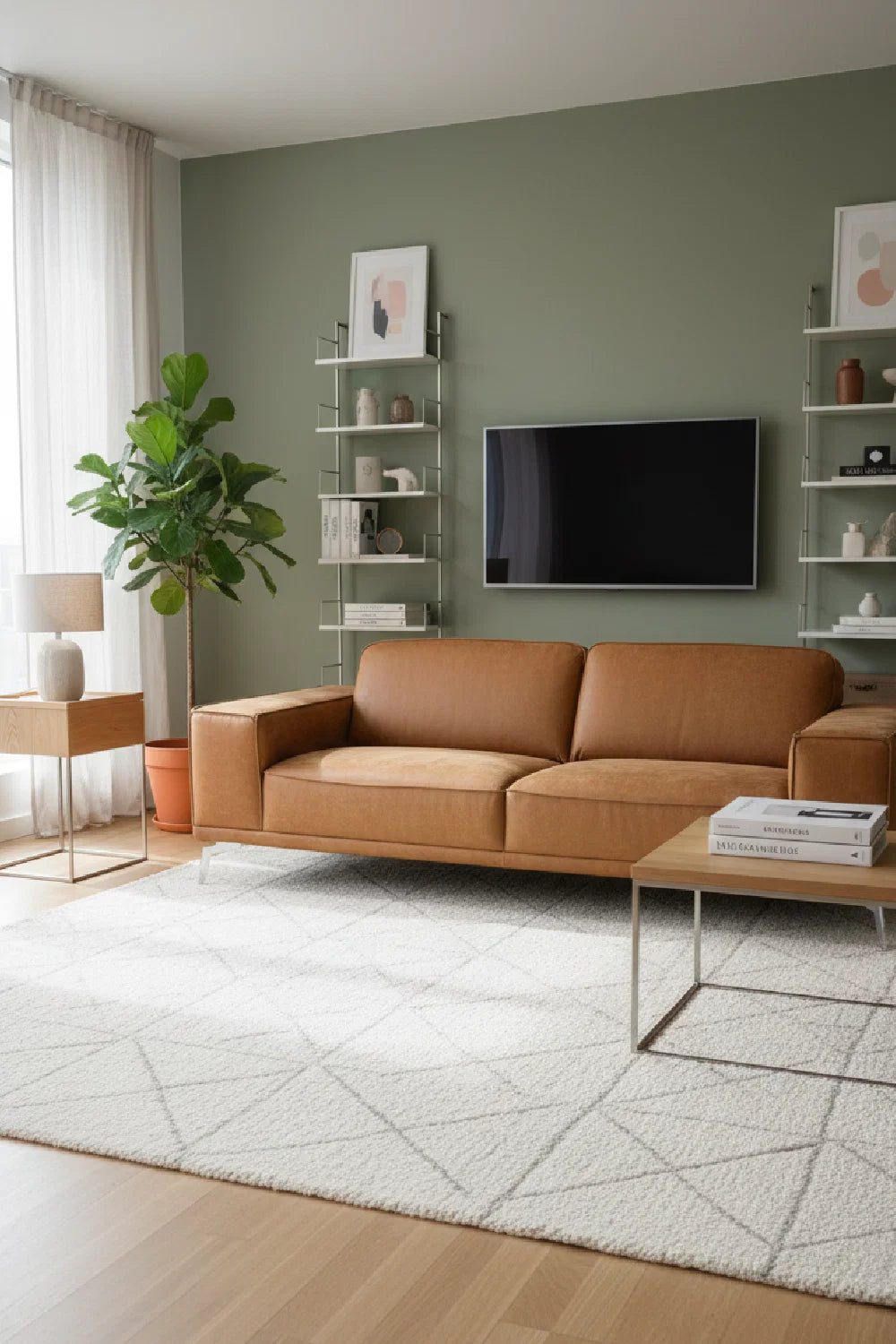 Luxury Leather Sofa Modern Italian Style for Villa