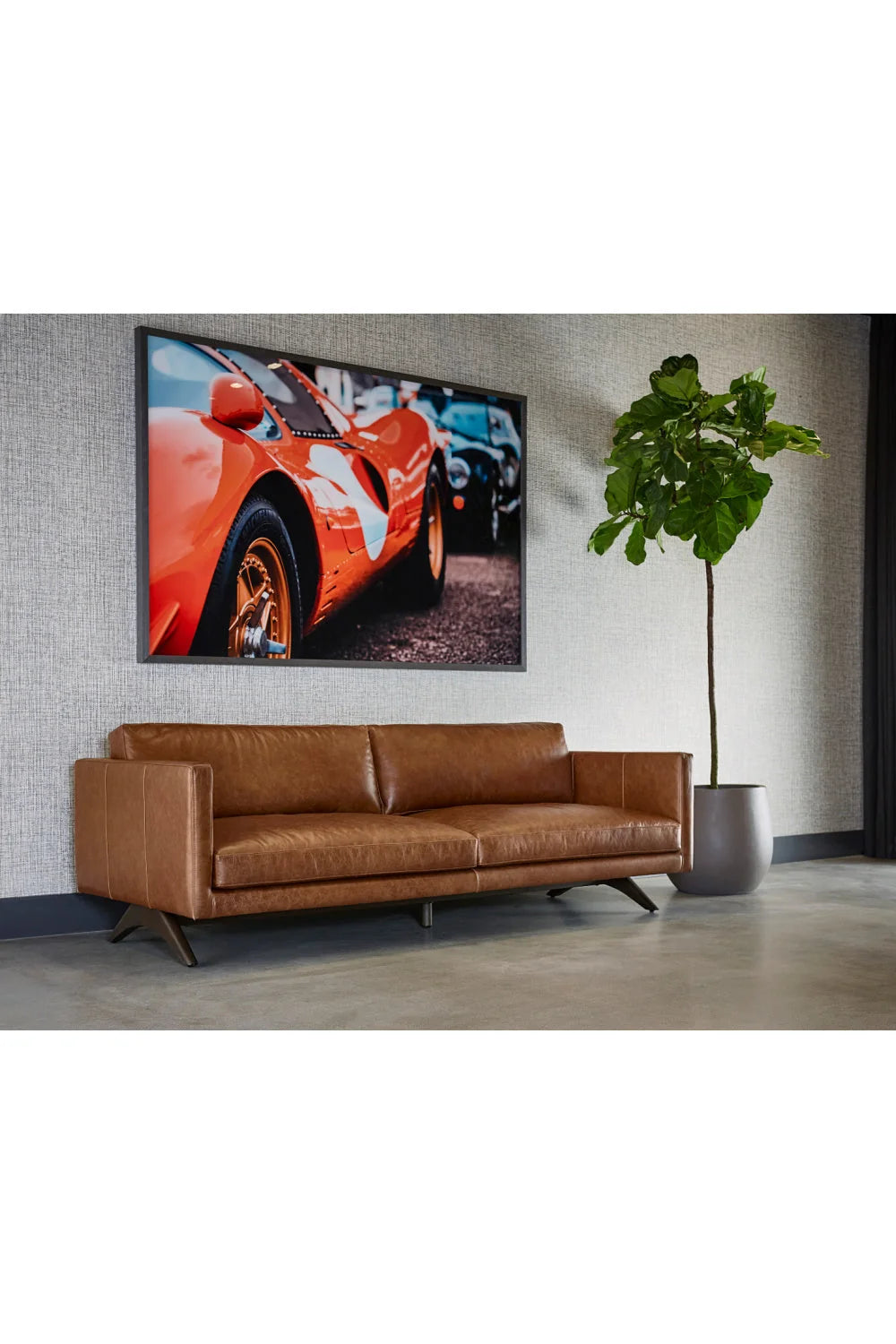 Luxury Leather Sofa Modern Italian Style for Villa
