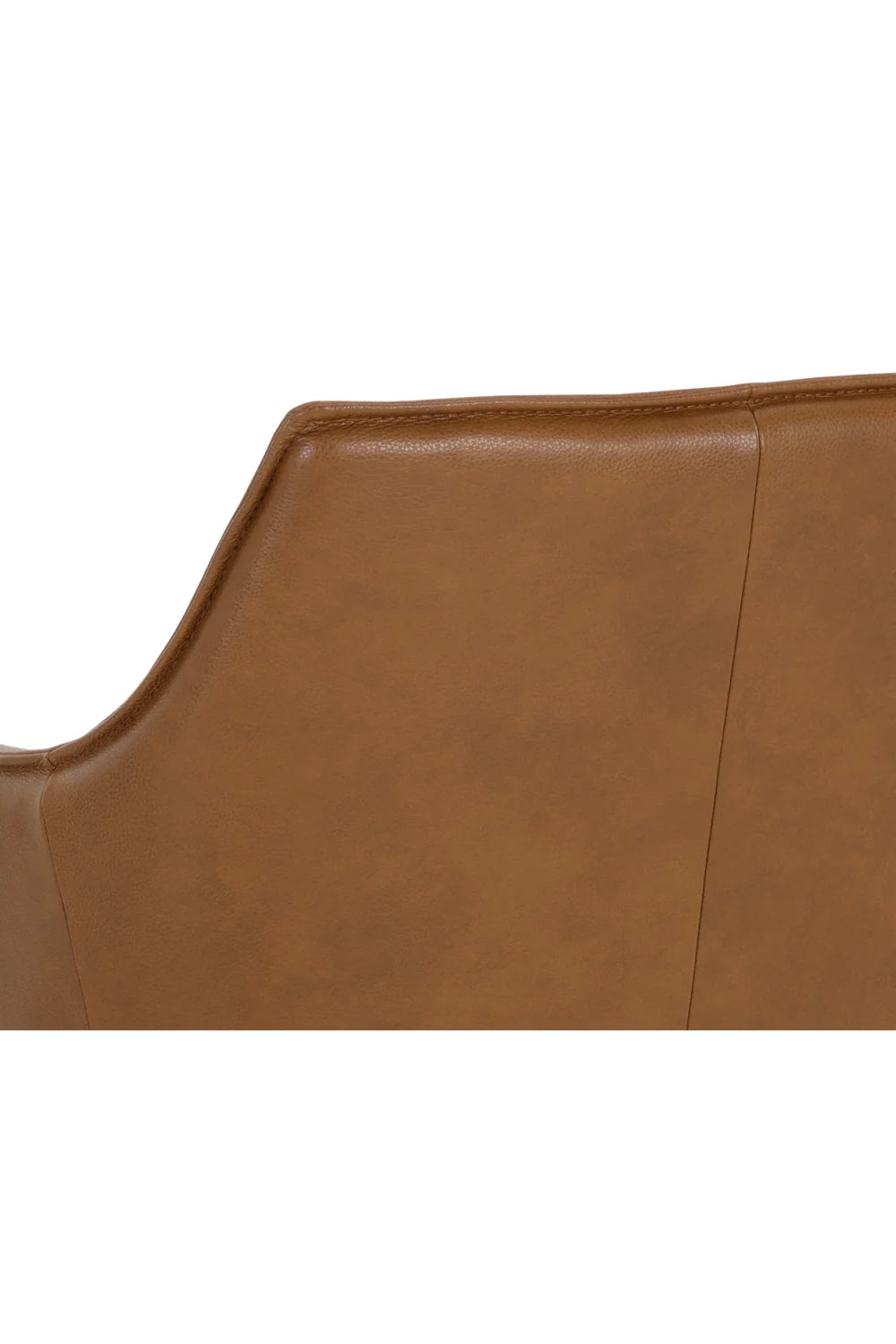 Luxury Leather Swivel Lounge Chair Modern Italian Style for Villa