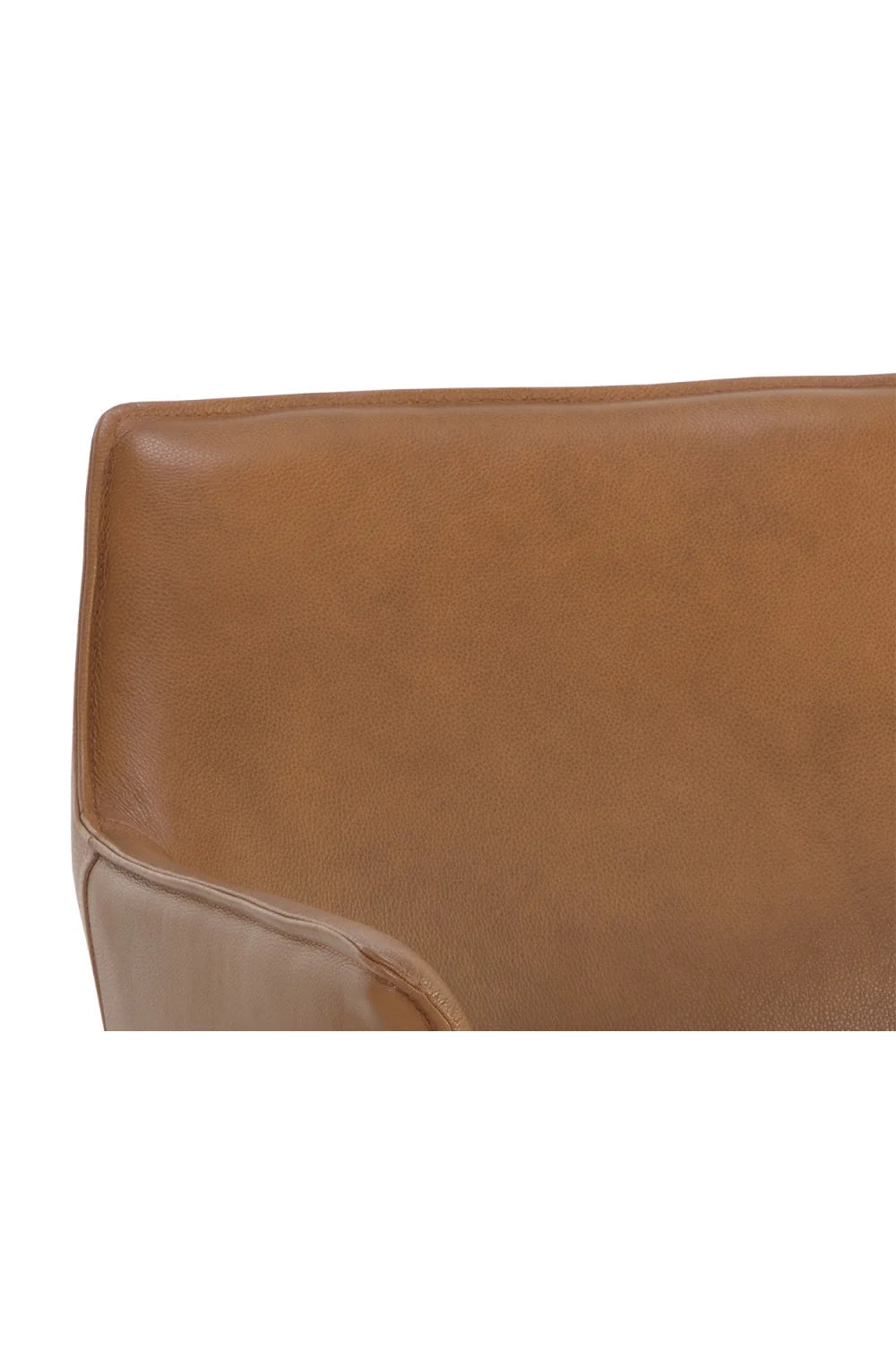 Luxury Leather Swivel Lounge Chair Modern Italian Style for Villa