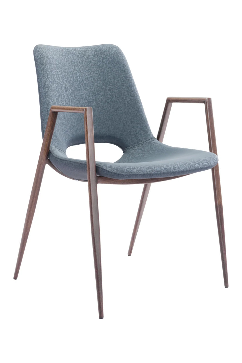 Luxury Leatherette Dining Chairs European Style for Villa