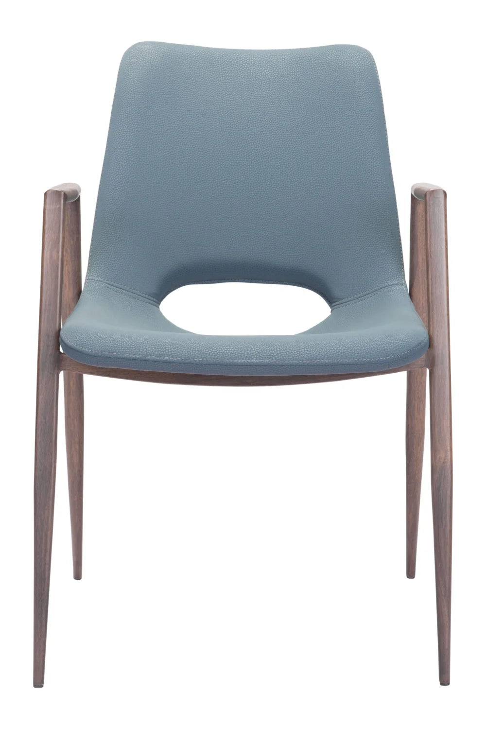 Luxury Leatherette Dining Chairs European Style for Villa