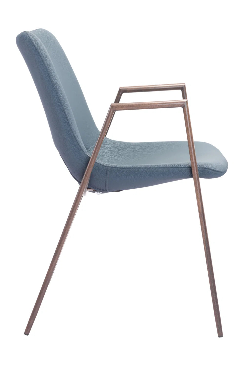 Luxury Leatherette Dining Chairs European Style for Villa