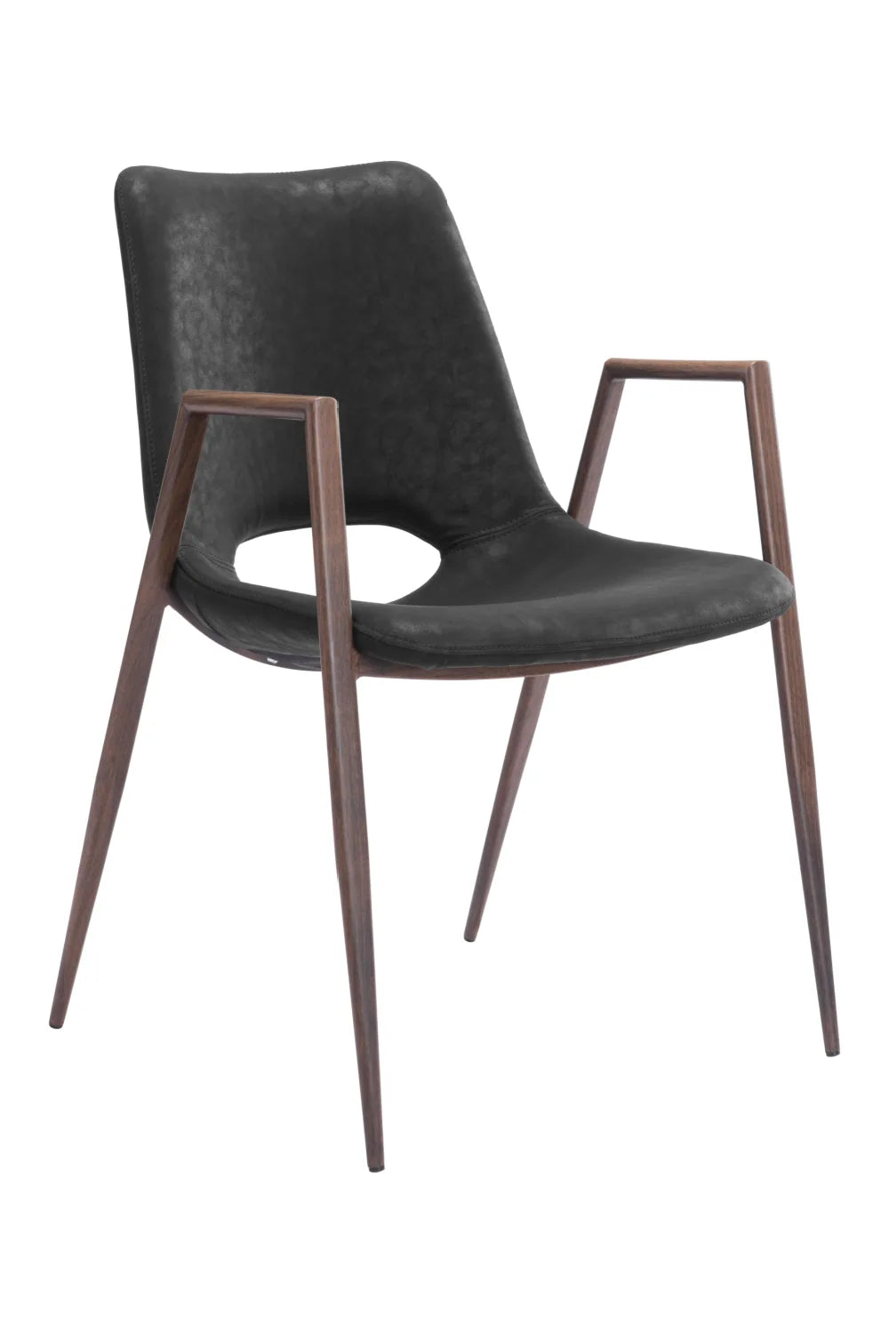Luxury Leatherette Dining Chairs European Style for Villa
