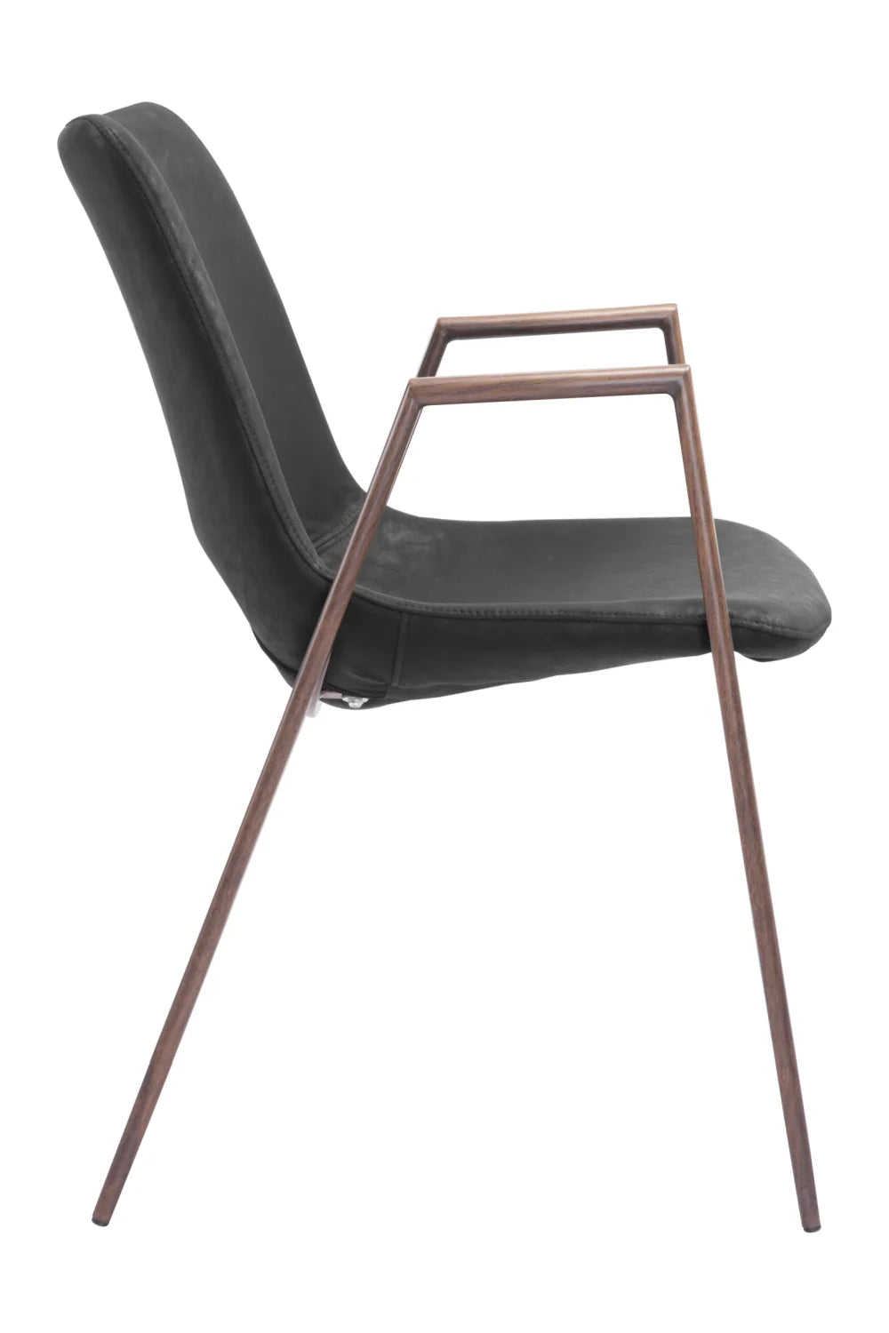 Luxury Leatherette Dining Chairs European Style for Villa