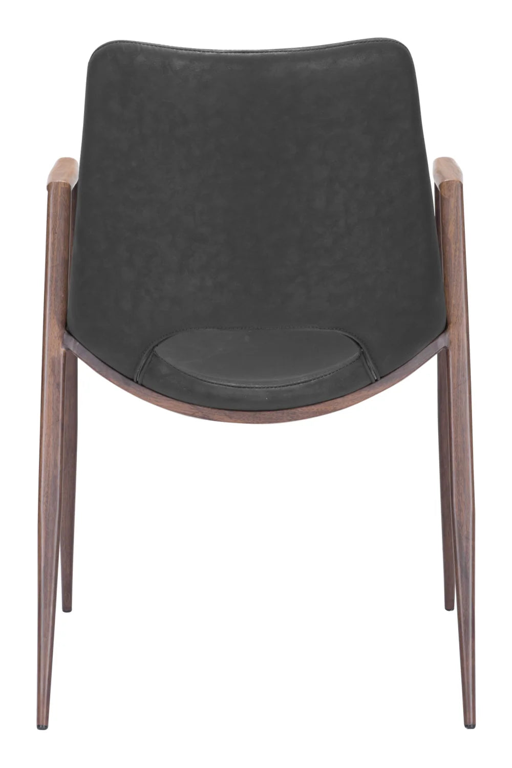 Luxury Leatherette Dining Chairs European Style for Villa