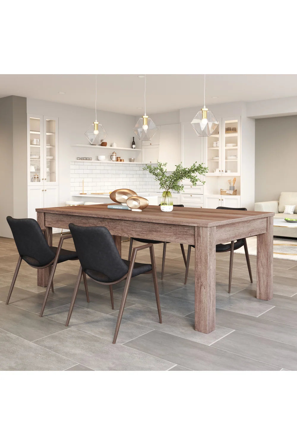 Luxury Leatherette Dining Chairs European Style for Villa