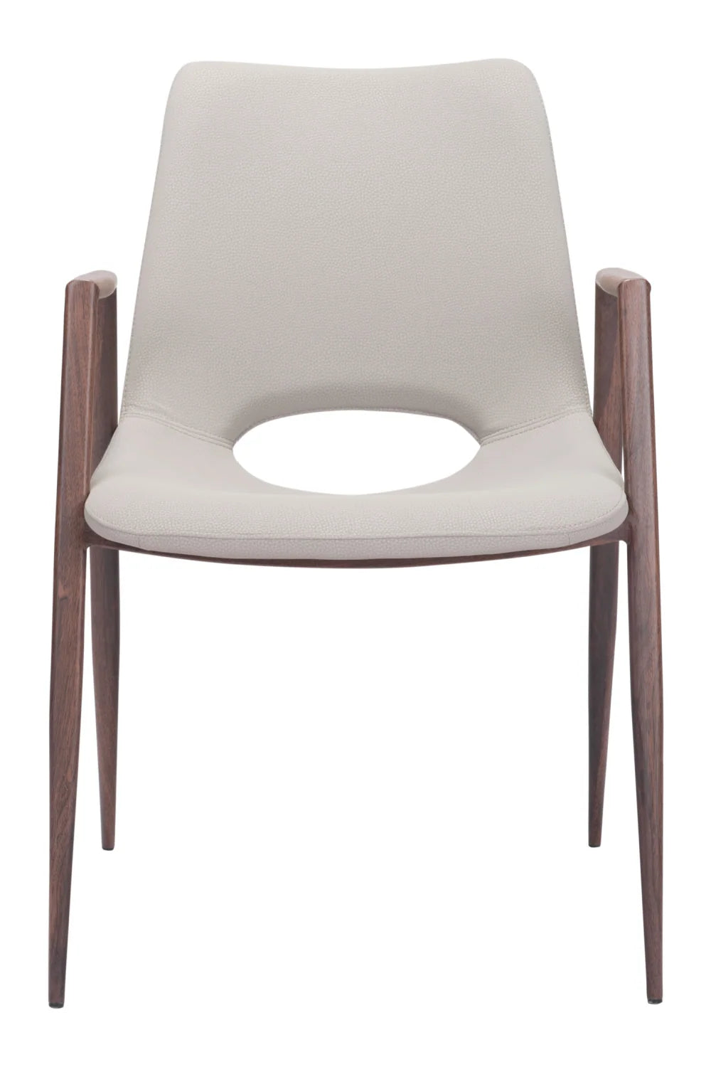 Luxury Leatherette Dining Chairs European Style for Villa