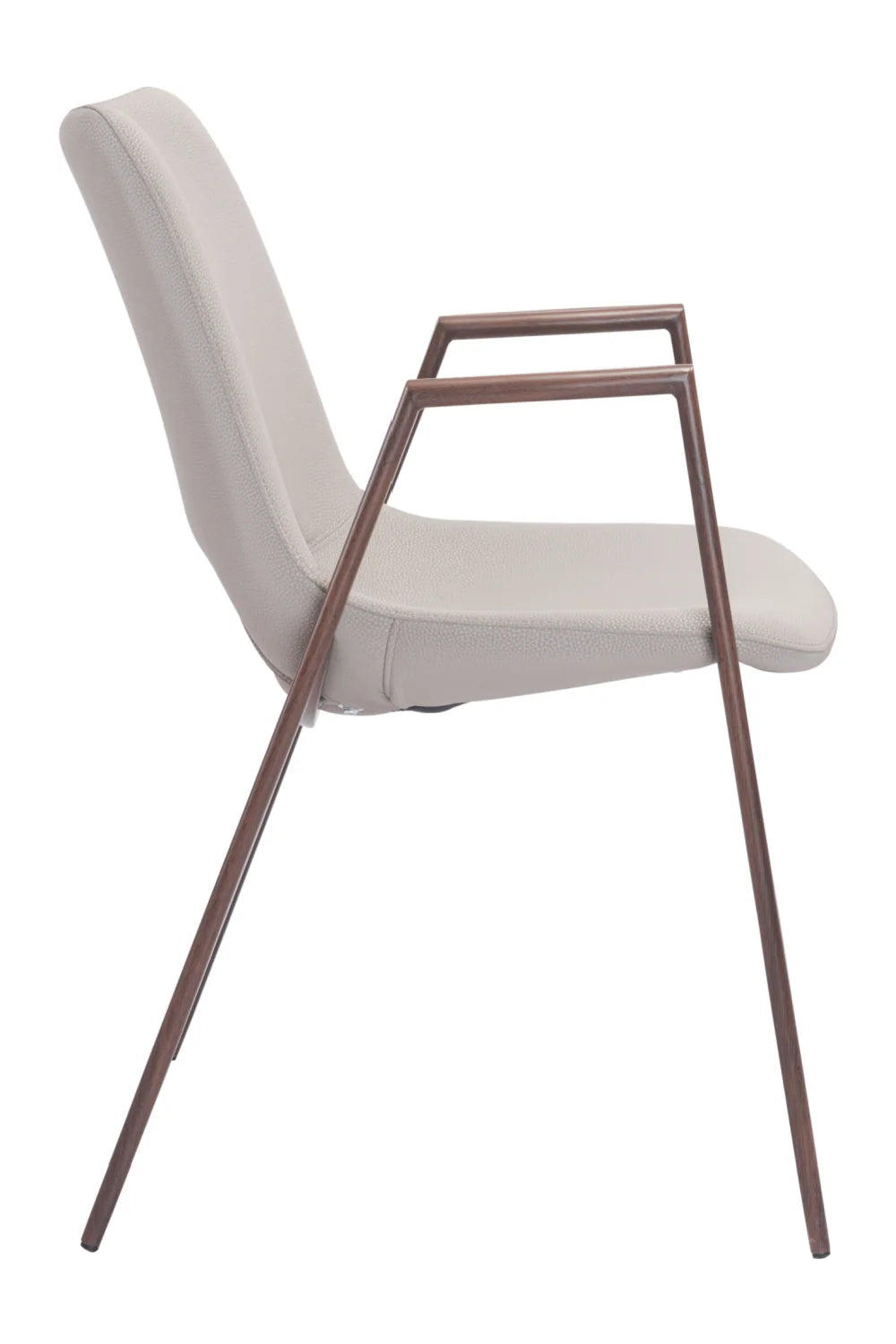 Luxury Leatherette Dining Chairs European Style for Villa