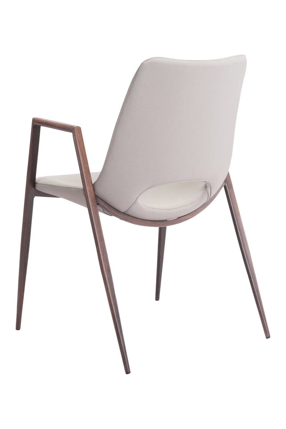 Luxury Leatherette Dining Chairs European Style for Villa