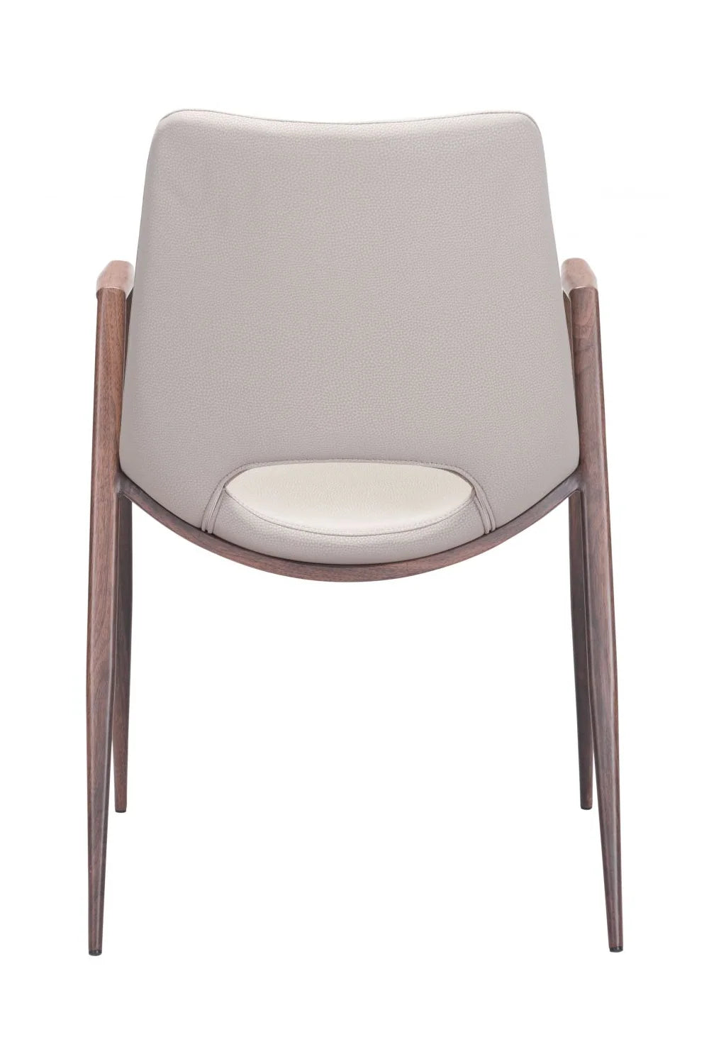 Luxury Leatherette Dining Chairs European Style for Villa
