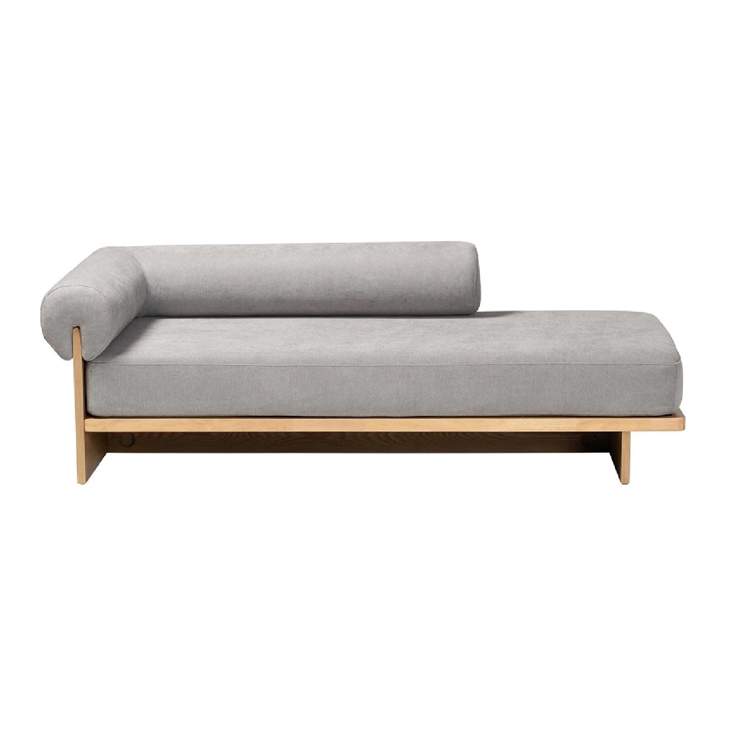 Luxury Left-Arm Fabric Chaise Lounge Modern Italian Style for Villa