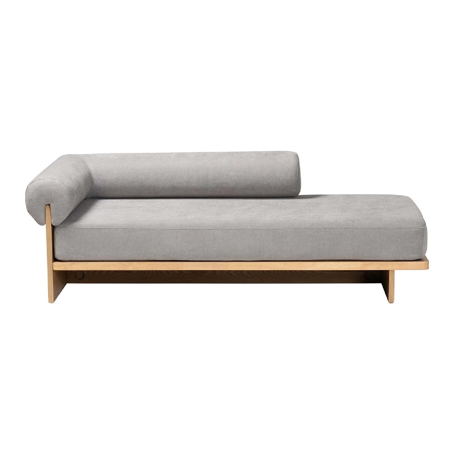 Luxury Left-Arm Fabric Chaise Lounge Modern Italian Style for Villa