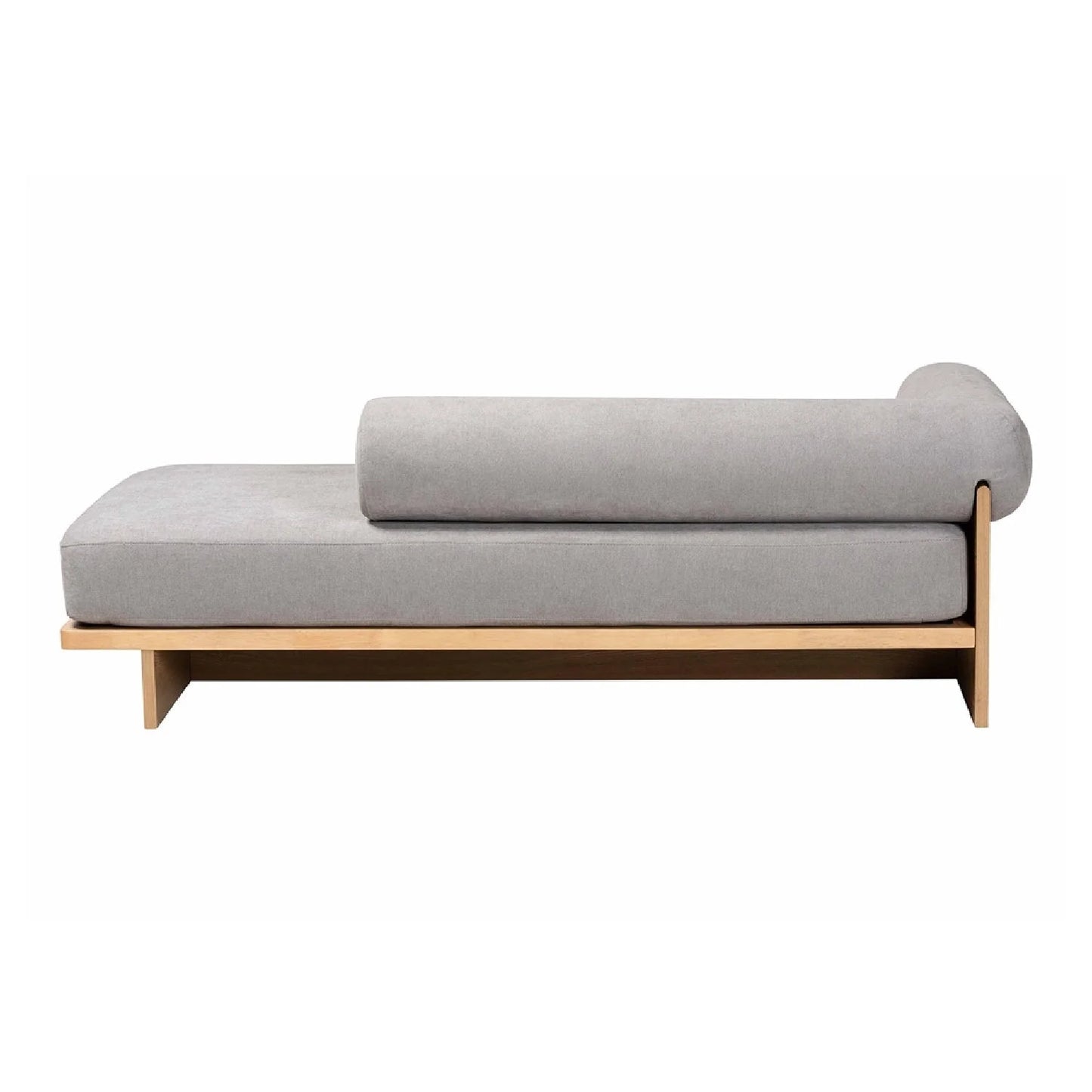 Luxury Left-Arm Fabric Chaise Lounge Modern Italian Style for Villa
