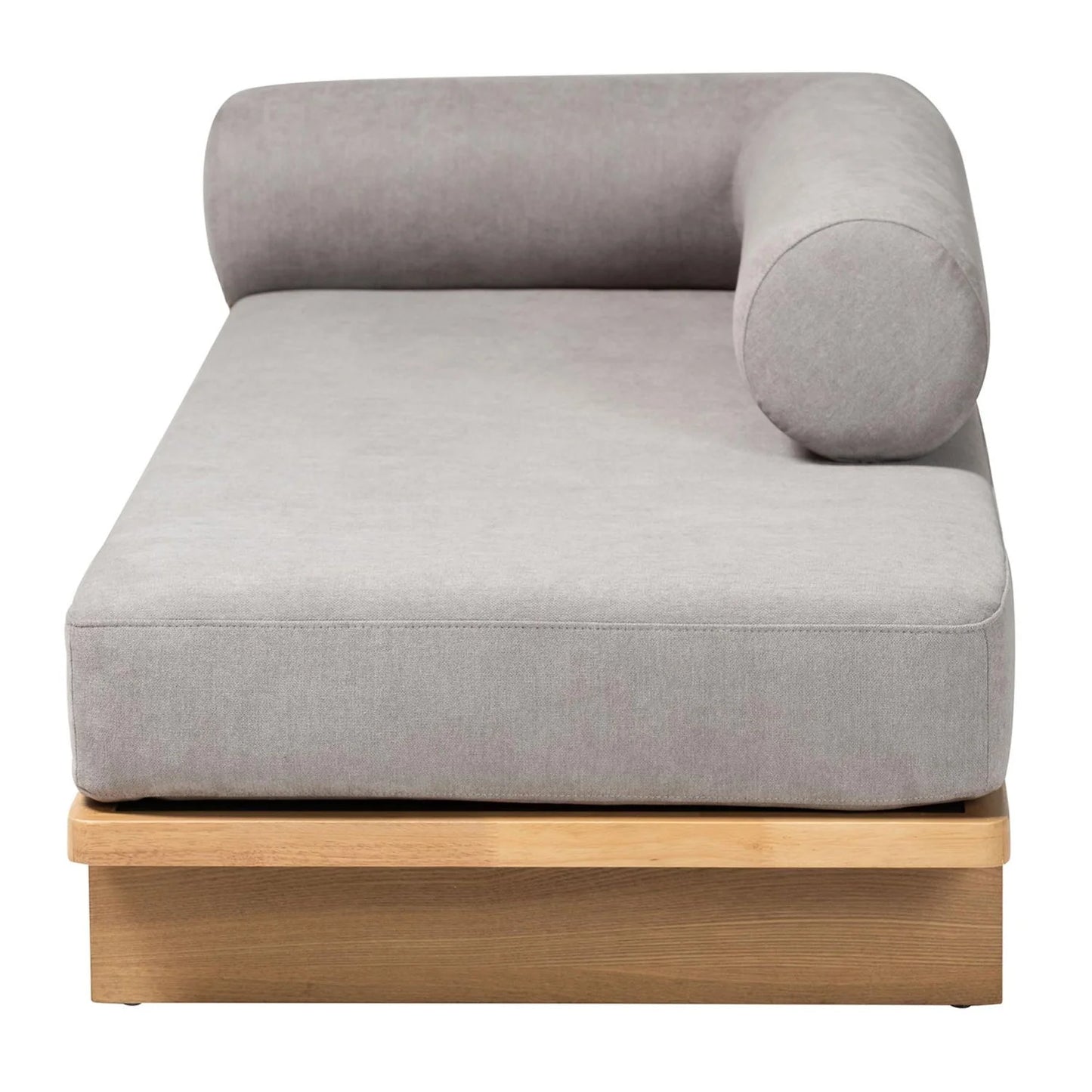Luxury Left-Arm Fabric Chaise Lounge Modern Italian Style for Villa