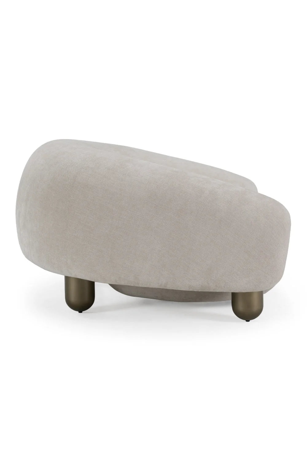 Luxury Light Gray Accent Chair Modern Italian Style for Villa