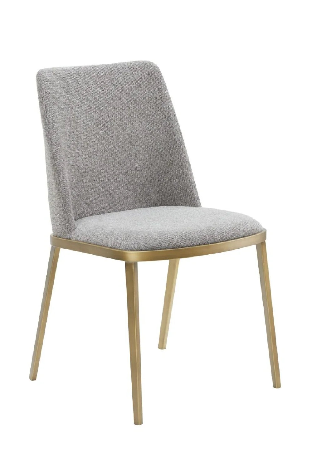Luxury Light Gray Dining Chairs European Style for Villa