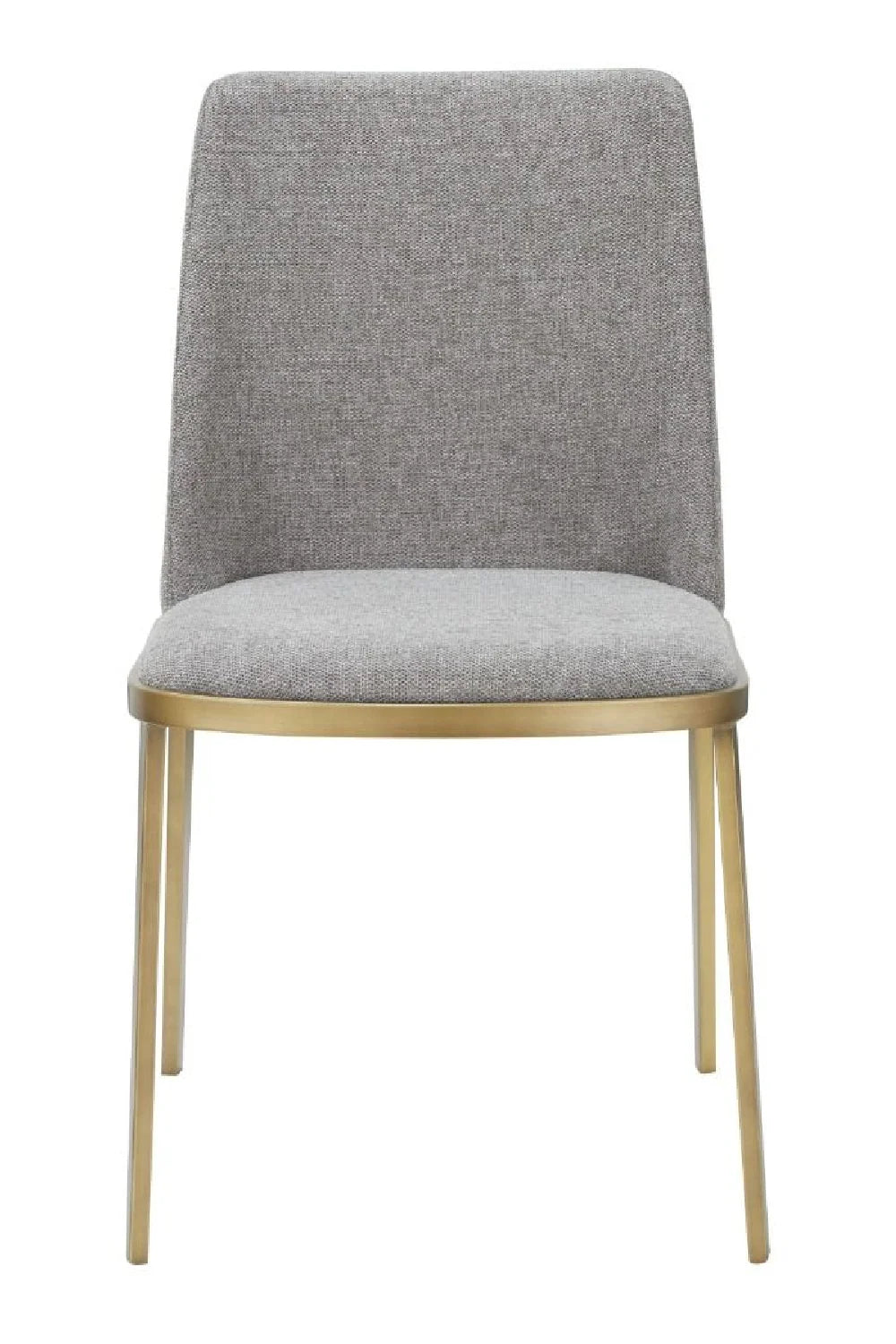 Luxury Light Gray Dining Chairs European Style for Villa