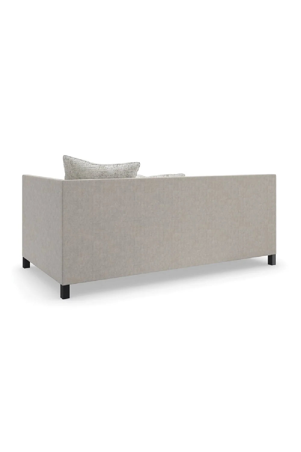 Luxury Light Gray Fabric Sectional Chair Modern Italian Style for Villa
