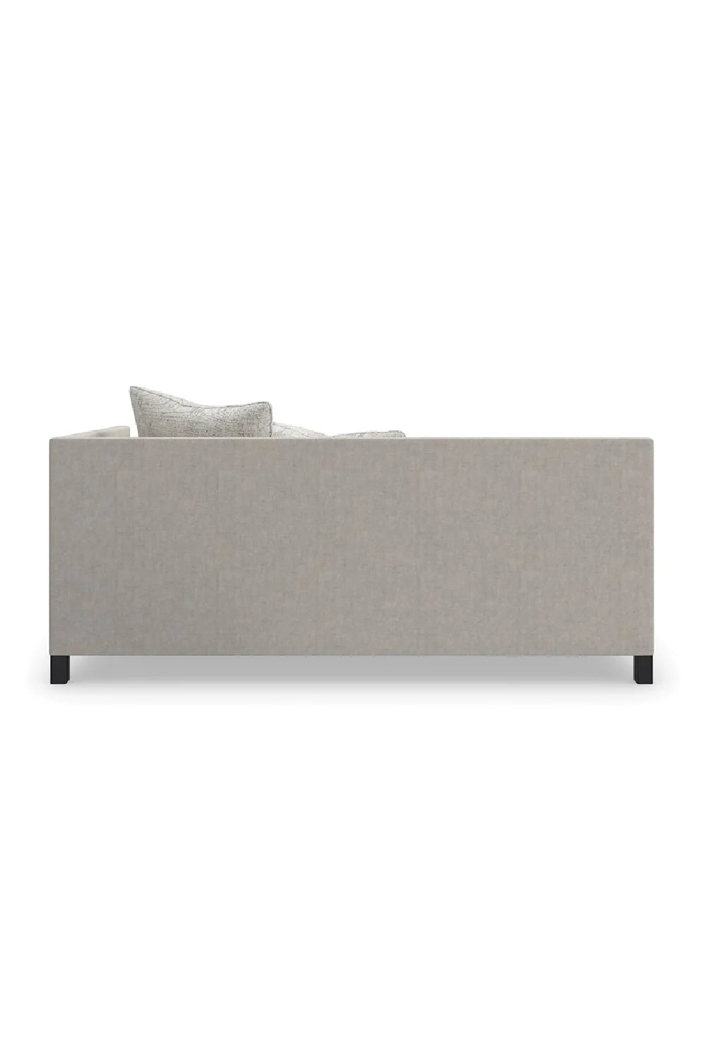 Luxury Light Gray Fabric Sectional Chair Modern Italian Style for Villa