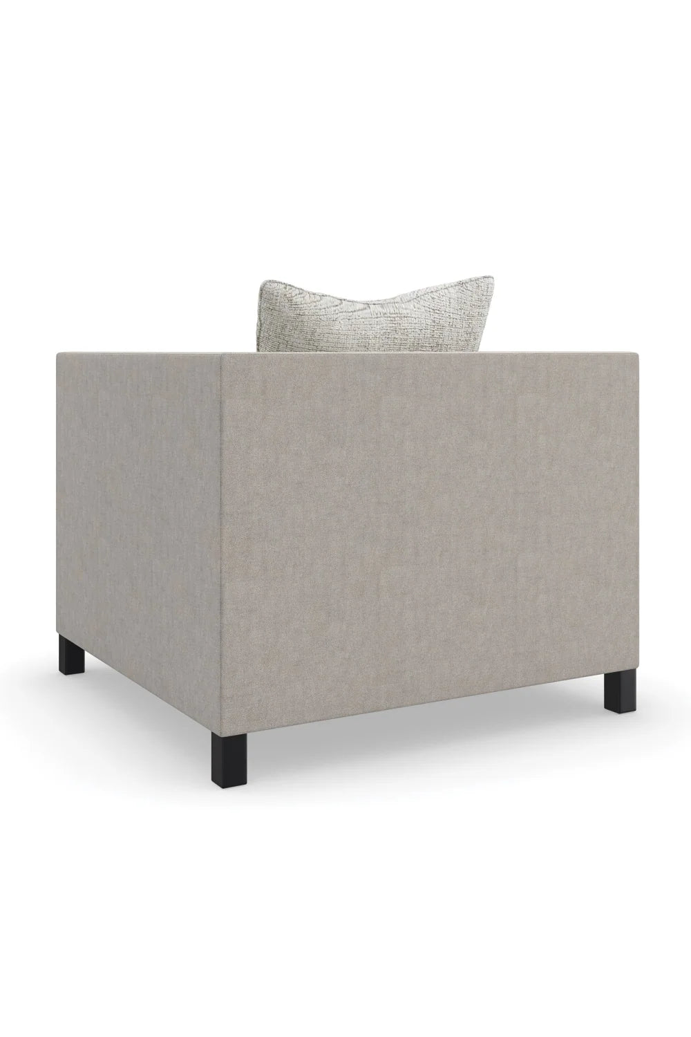 Luxury Light Gray Lounge Chair Modern Italian Style for Villa