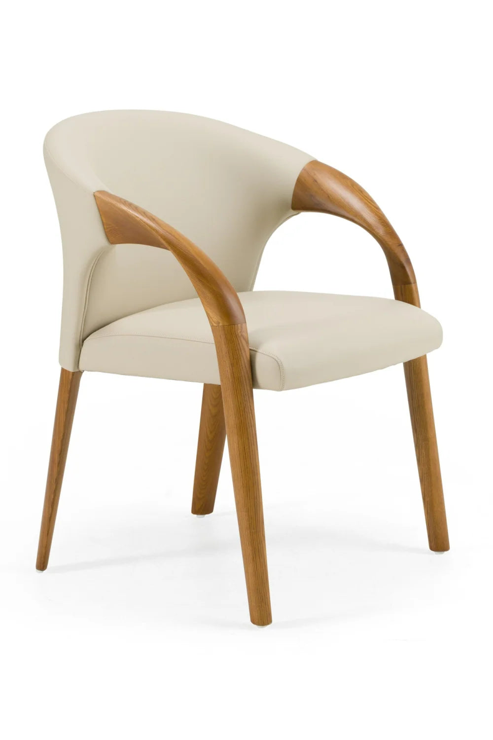 Luxury Light Gray Modern Dining Armchair European Style for Villa