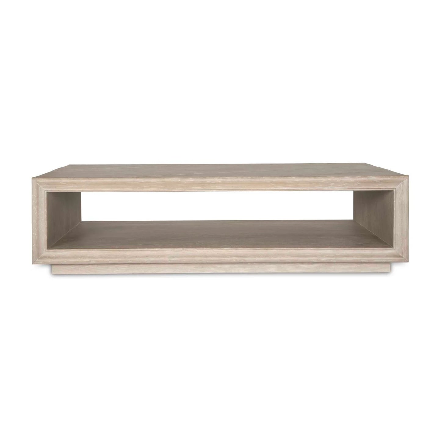 Luxury Light Oak Rectangular Coffee Table Modern Italian Style for Villa