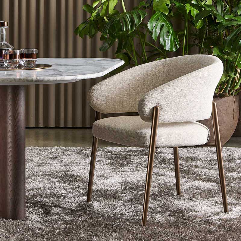 Luxury Linda Armchair Modern Italian Style for Villa