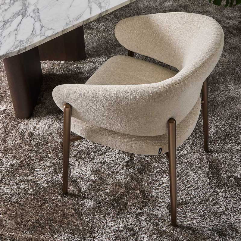 Luxury Linda Armchair Modern Italian Style for Villa