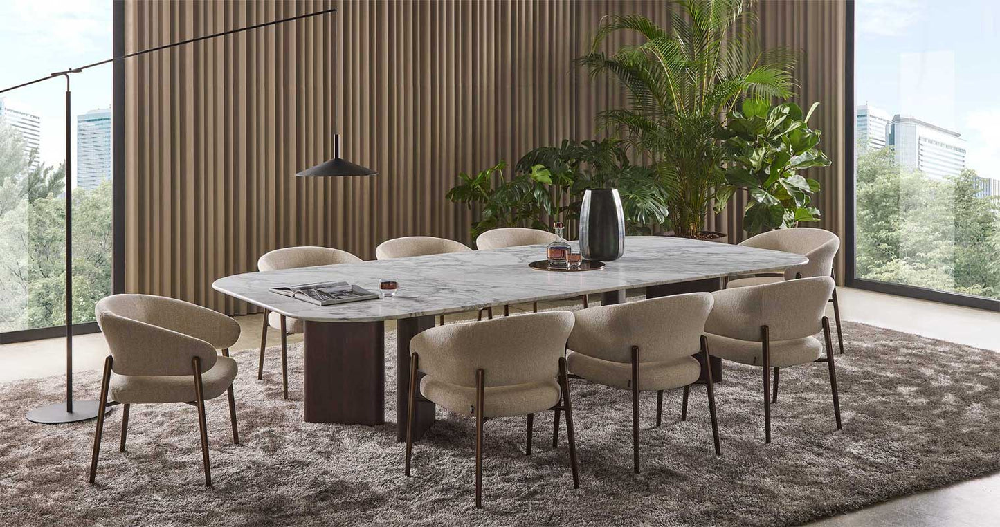 Luxury Linda Armchair Modern Italian Style for Villa