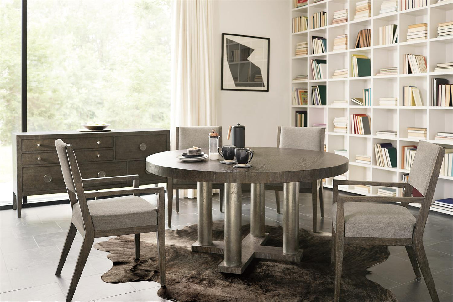 Luxury Linea Dining Table Modern Italian Style for Villa