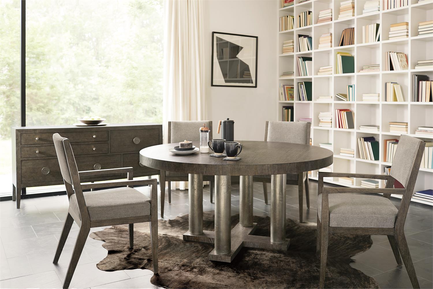 Luxury Linea Dining Table Modern Italian Style for Villa