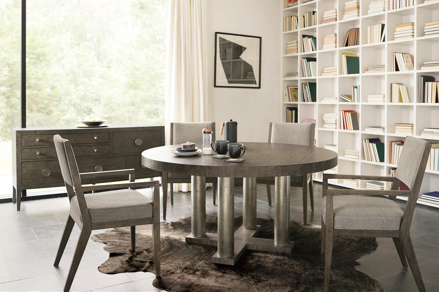 Luxury Linea Fabric Armchair Modern Italian Style for Villa