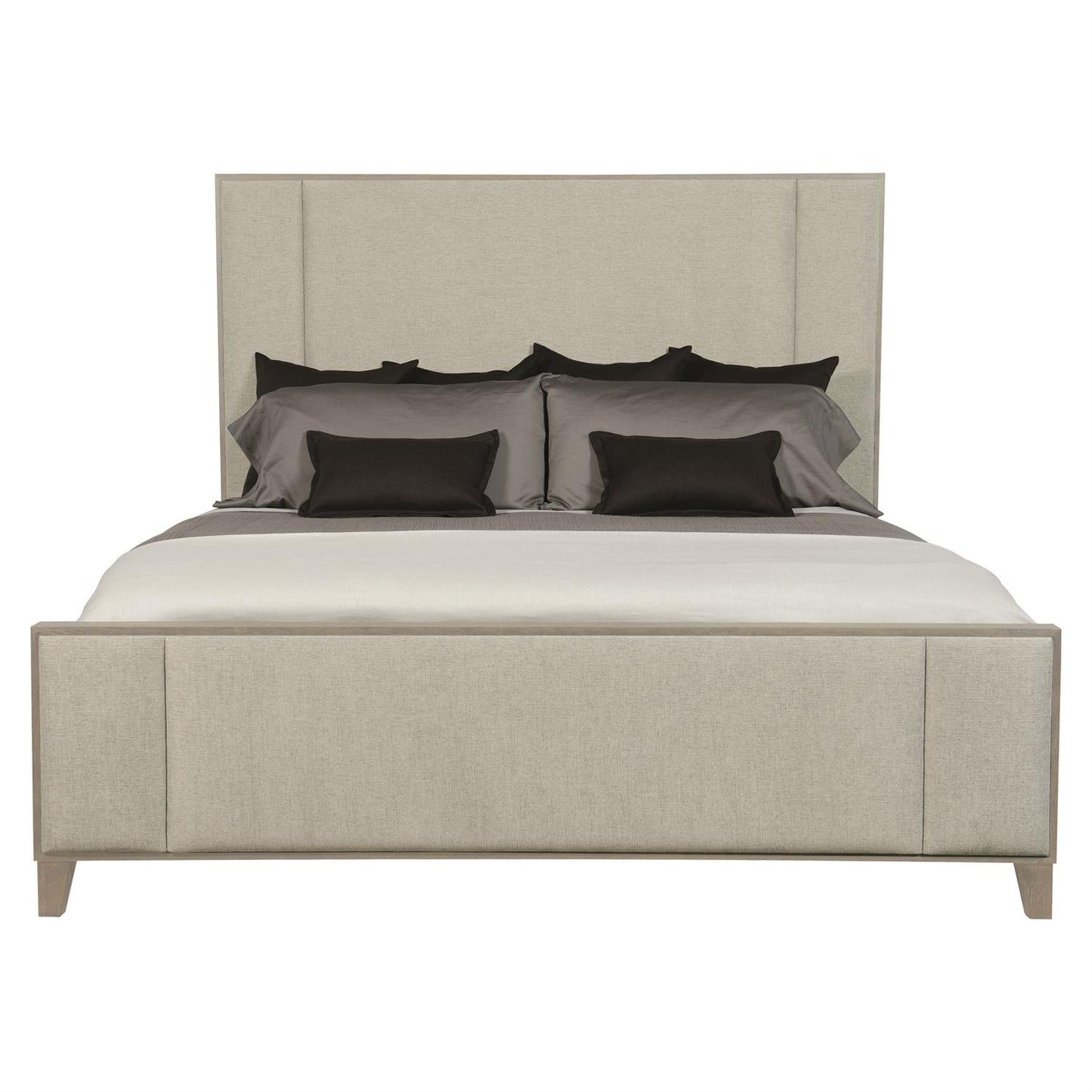 Luxury Linea Fabric Panel Bed Modern Italian Style for Villa
