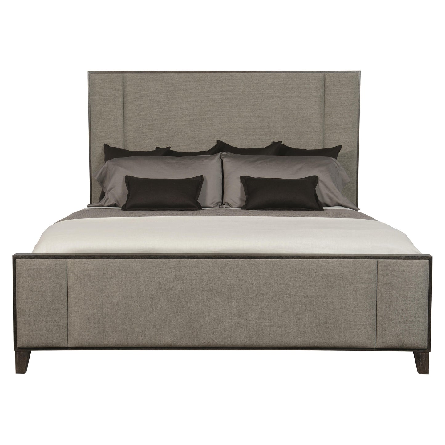 Luxury Linea Fabric Panel Bed Modern Italian Style for Villa
