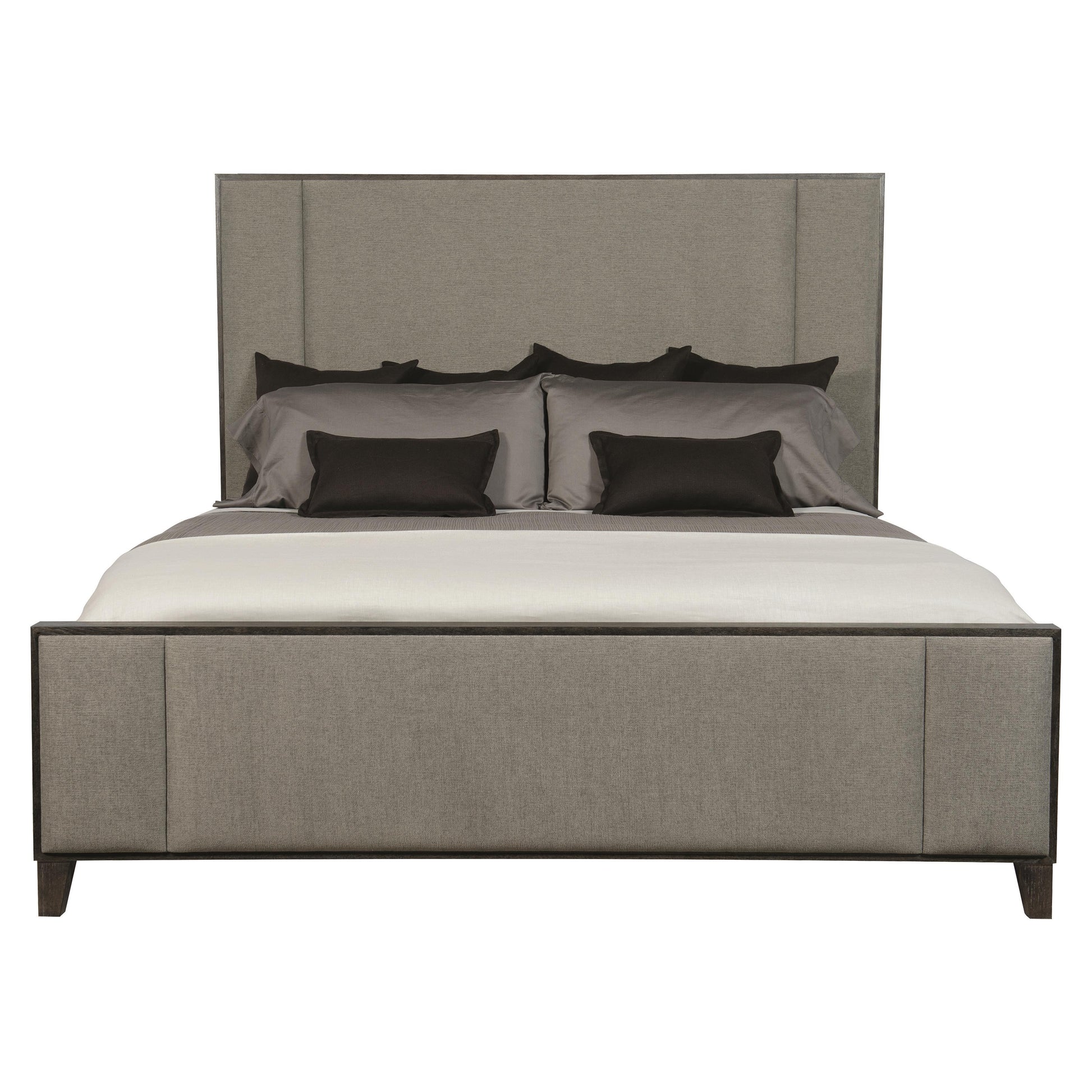 Luxury Linea Fabric Panel Bed Modern Italian Style for Villa