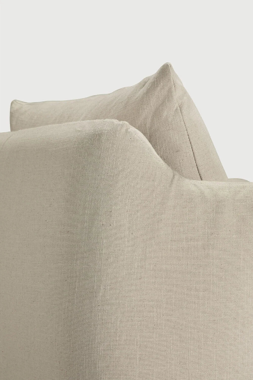 Luxury Linen Lounge Chair Modern Italian Style for Villa