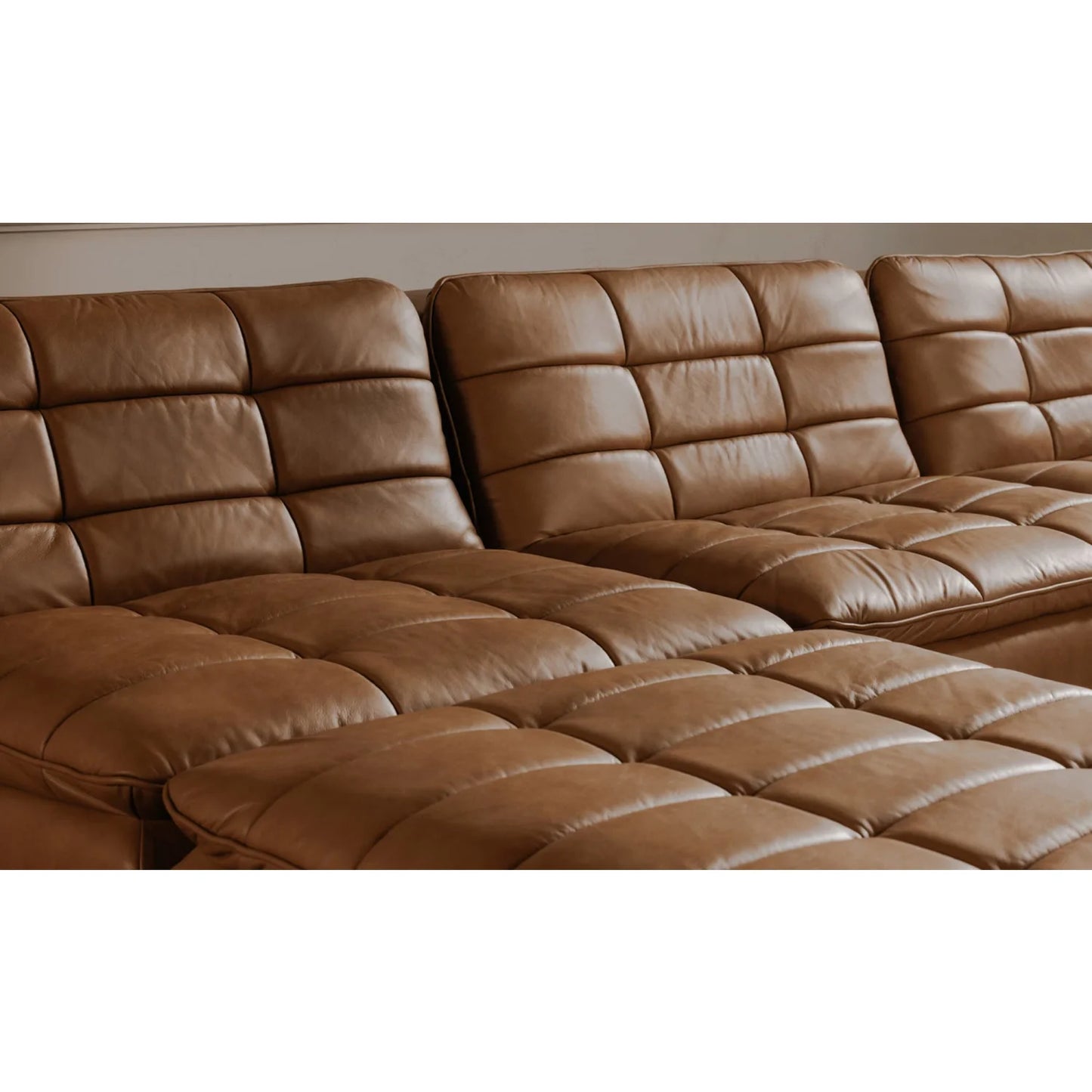 Luxury Lino Leather Modular Sofa Modern Italian Style for Villa