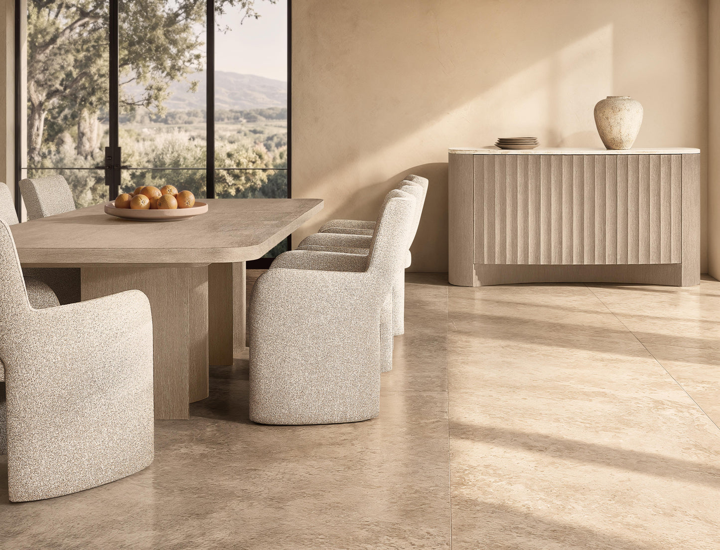 Luxury Loggia Dining Table Modern Italian Style for Villa
